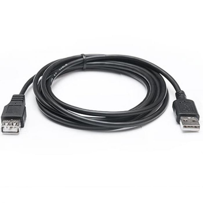 Кабель REAL-EL Pro USB - USB V 2.0 (M/F), 2 м, чорний (EL123500028)