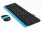 Комплект (клавіатура, миша) A4Tech F1010 Black/Blue