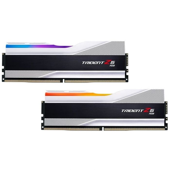 Модуль пам`ятi DDR5 2x16GB/6800 G.Skill Trident Z5 RGB Silver (F5-6800J3445G16GX2-TZ5RS)