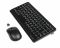 Комплект (клавіатура, миша) бездротовий A4Tech FG1112 Black