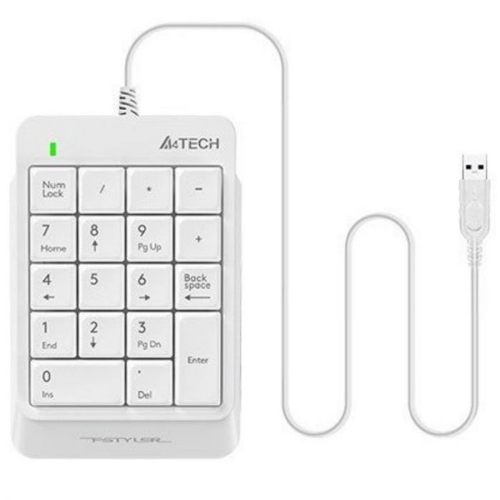 Цифровий клавiатурний блок A4Tech FK13P White