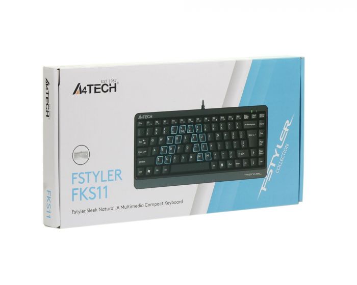 Клавіатура A4Tech Fstyler FKS11 Grey