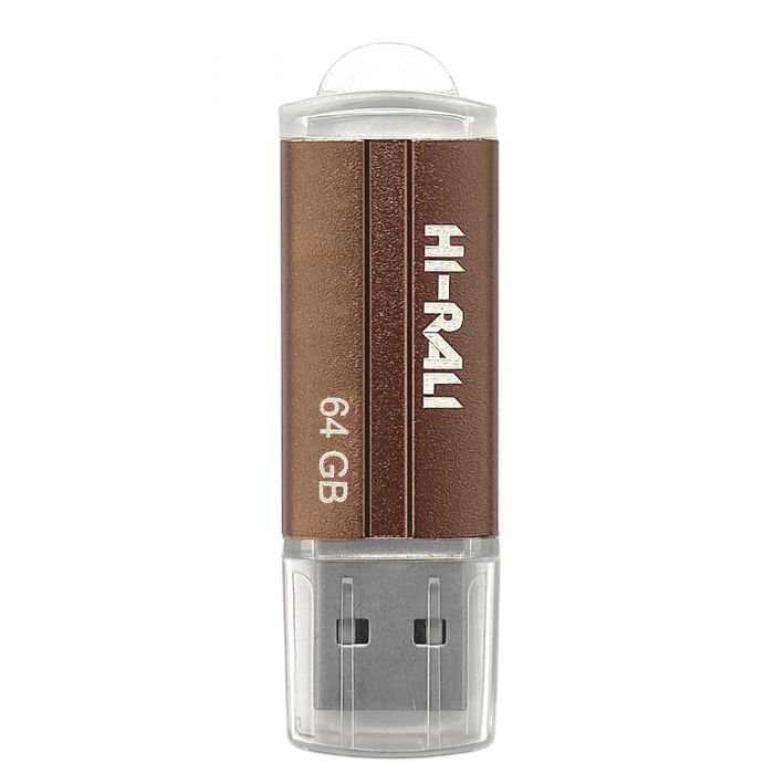 Флеш-накопичувач USB 64GB Hi-Rali Corsair Series Bronze (HI-64GBCORBR)