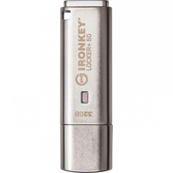 Флеш-накопичувач USB3.2 32GB Kingston IronKey Locker+ 50 (IKLP50/32GB)