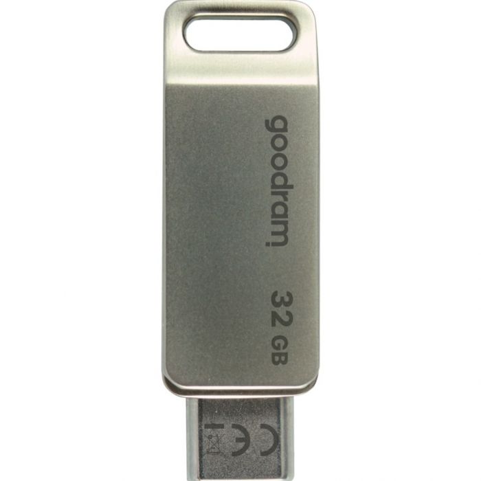 Флеш-накопичувач USB3.2 32GB OTG Type-C GOODRAM ODA3 Silver (ODA3-0320S0R11)