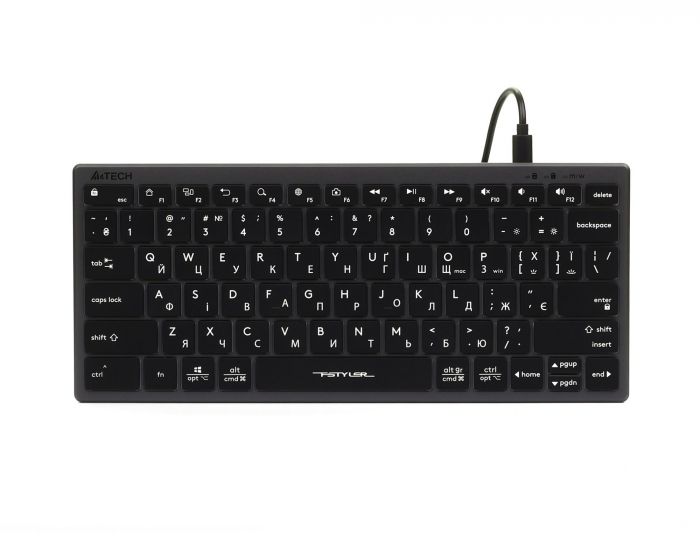 Клавіатура A4Tech Fstyler FX61 Grey