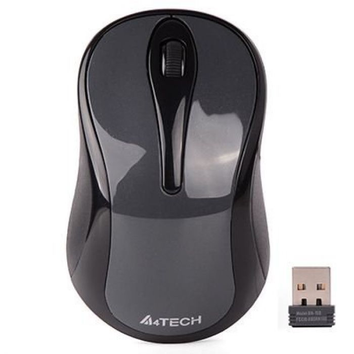 Миша бездротова A4Tech G3-280NS Glossy Grey