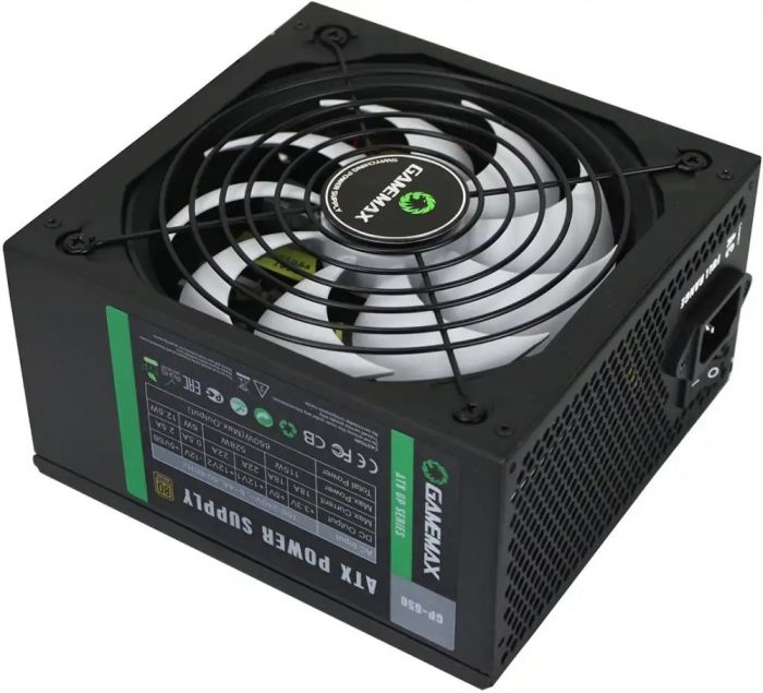 Блок живлення GameMax GP-650 Black 650W