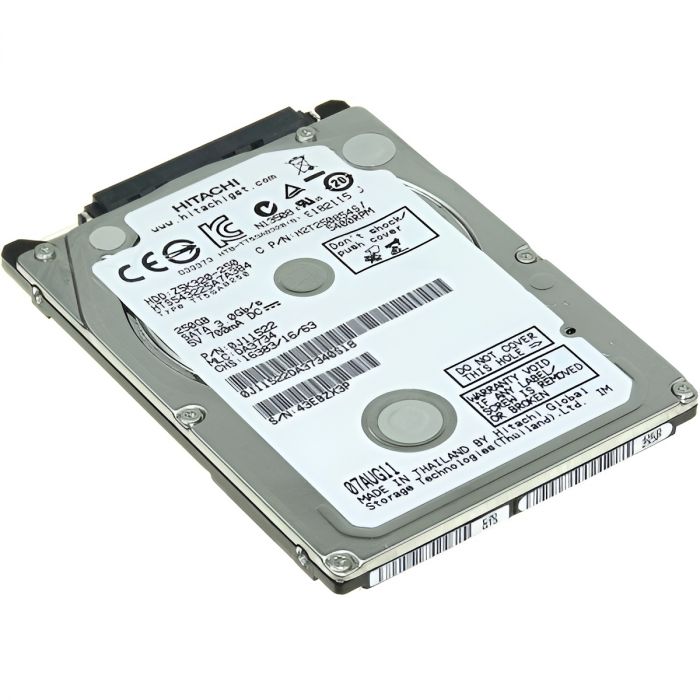 Накопичувач HDD 2.5" SATA 250Gb Hitachi, 8Mb, 5400 rpm (HTS543225A7A384) гар 12 мес