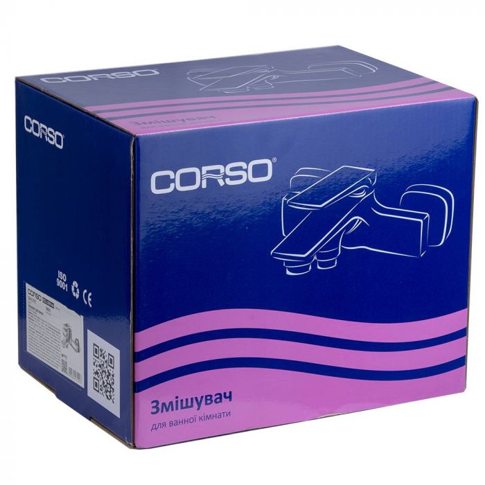 Змішувач BOLSENA Ø35 для ванни литий CORSO CB-1C137C (9614200)
