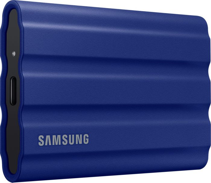 Накопичувач зовнішній SSD 2TB Samsung T7 Shield Blue (MU-PE2T0R/EU)