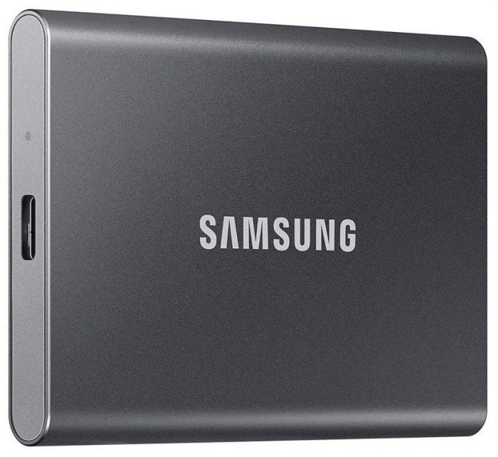 Накопичувач зовнішній SSD 2TB Samsung T7 Titan Gray (MU-PC2T0T/WW)
