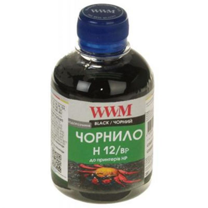 Чернила WWM HP 10/11/12 (Black Pigment) (H12/BP) 200г