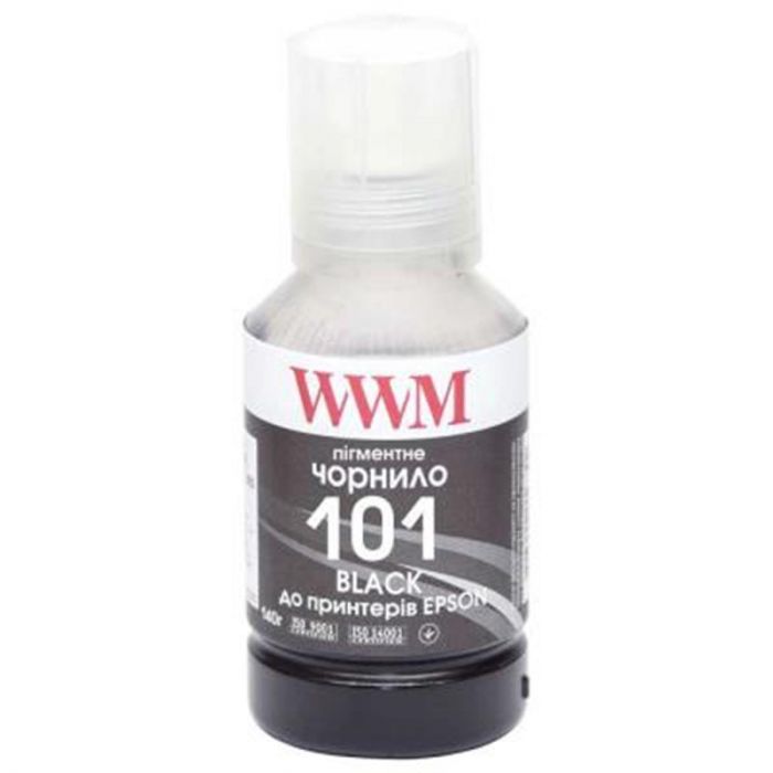 Чорнила WWM Epson L4150/4160 (Black Pigment) (E101BP) 140г