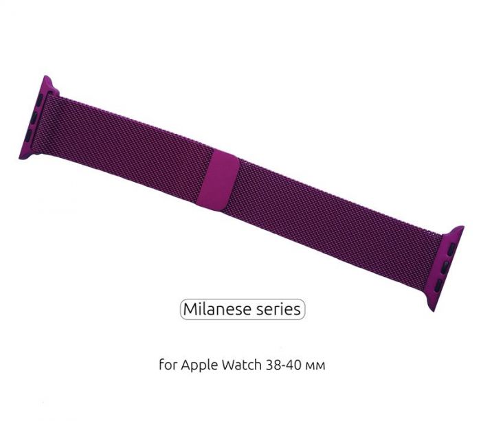 Ремінець Armorstandart Milanese Loop для Apple Watch 38mm/40mm Purple (ARM50691)