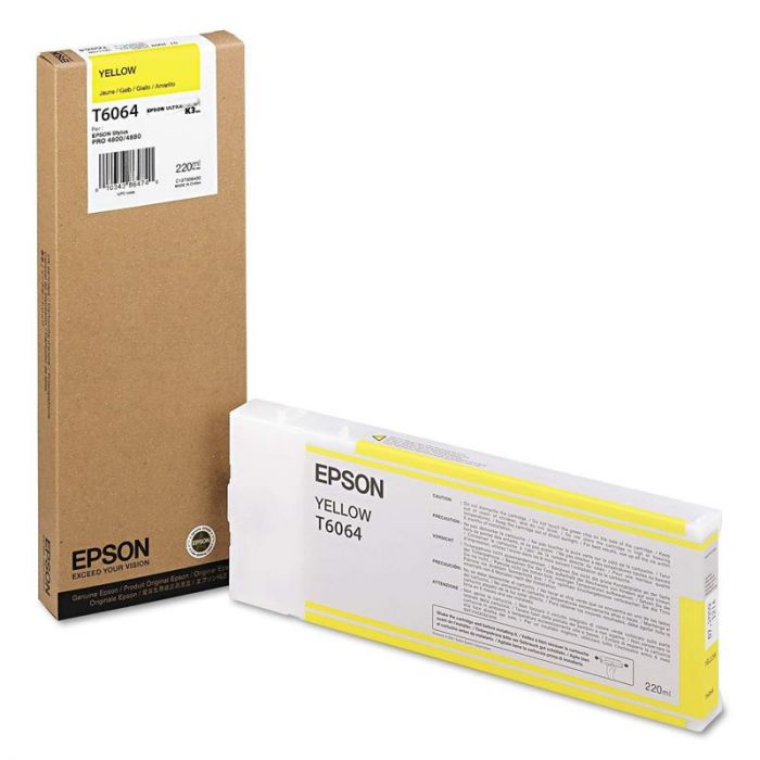 Картридж EPSON (T6064) Stylus Pro 4800/4880 (C13T606400) Yellow