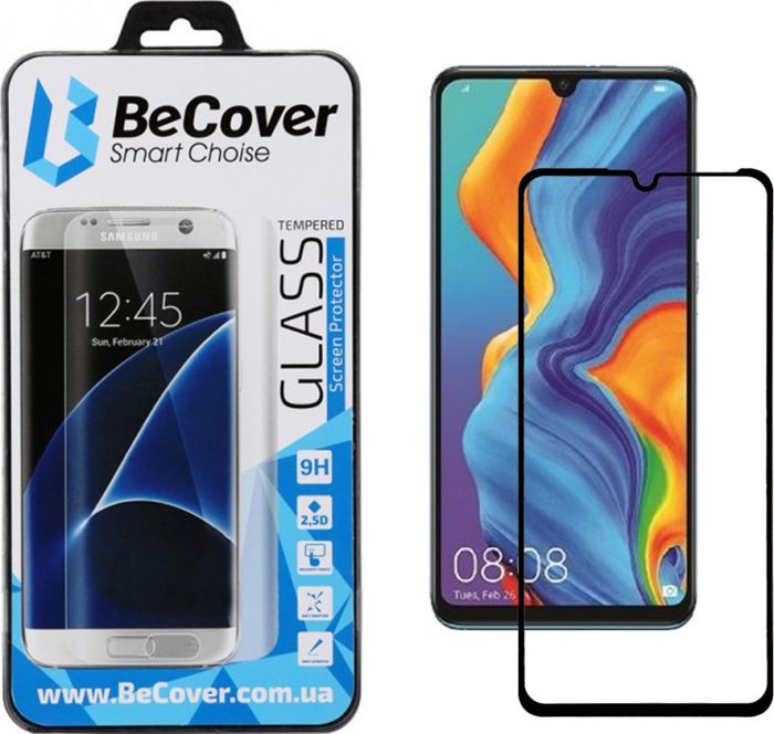 Захисне скло BeCover для Huawei P30 Lite Black (703833)