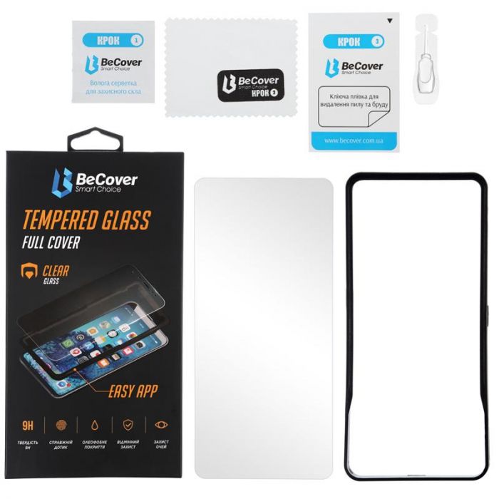 Захисне скло BeCover Premium Easy Installation для Xiaomi Redmi Note 9/10X Clear (705473)
