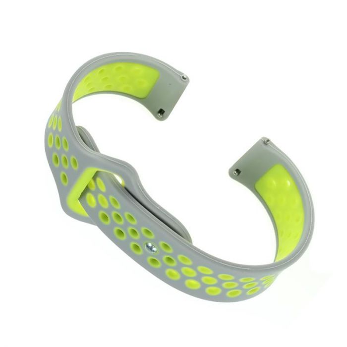 Ремінець BeCover Nike Style для Nokia/Withings Steel/Steel HR Grey-Green (705771)