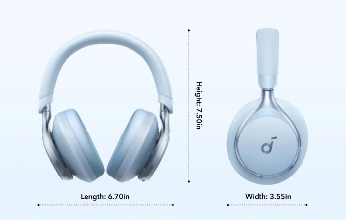 Bluetooth-гарнітура Anker SoundCore Space One Blue (A3035G31)