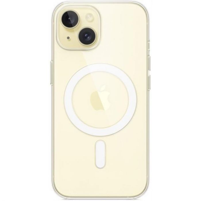 Чохол-накладка Apple Clear Case with MagSafe для Apple iPhone 15 Clear (MT203)