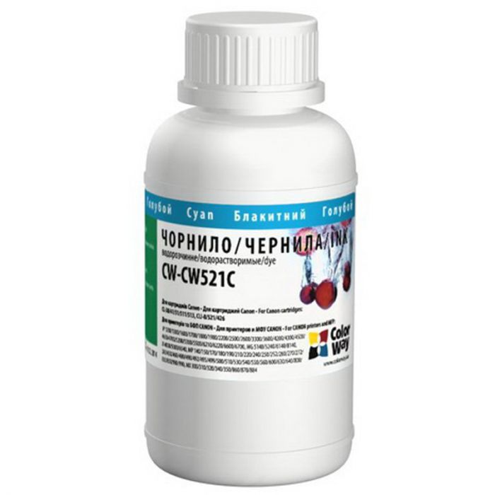 Чорнило CW Canon CL-38/521 (Cyan) (CW-CW521C02) 200мл