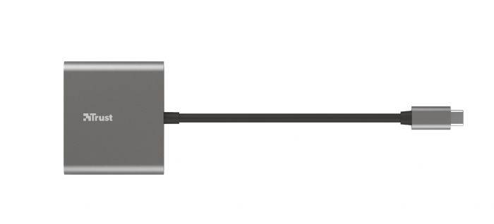 USB-хаб Trust Dalyx Aluminium USB Type-C 3-в-1 (23772)