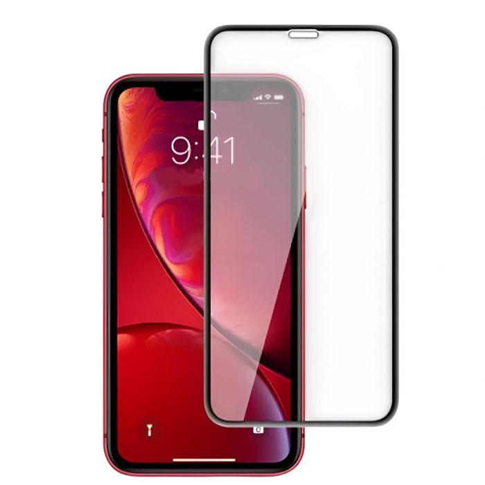 Захисне скло для Apple iPhone 11/XR Black, 0.3мм, 4D ARC, Люкс (Z15791)