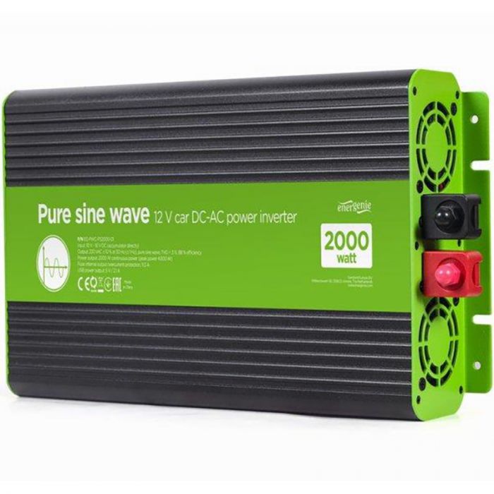 Інвертор напруги EnerGenie EG-PWC-PS2000-01 2000W