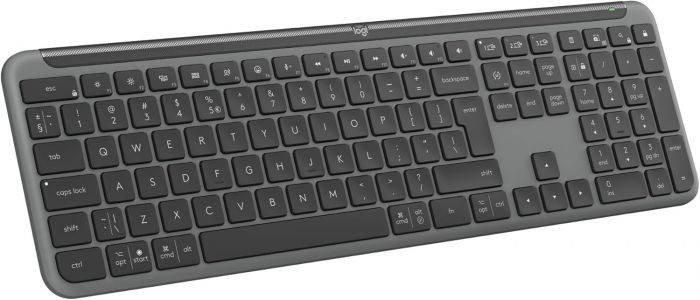 Клавiатура бездротова Logitech Signature Slim K950 US Graphite USB (920-012465)