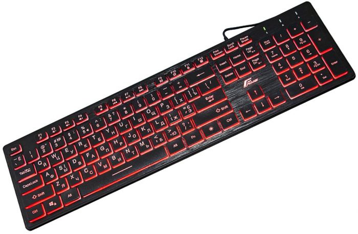 Клавіатура Frime Moonfox 3Color Ukr Black (FLK18210)