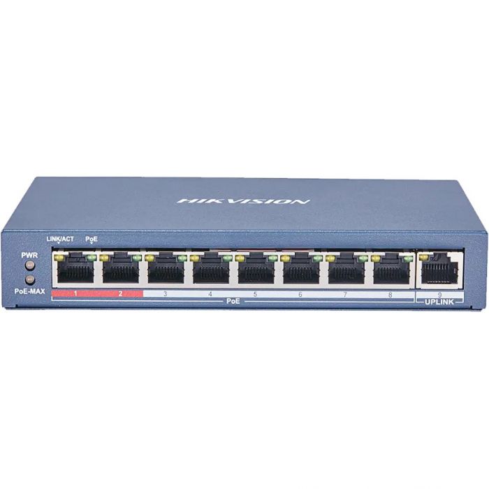 Комутатор Hikvision DS-3E0109P-E(C)