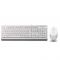 Комплект (клавіатура, миша) A4Tech F1010 White
