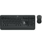 Комплект (клавіатура, мишка) бездротовий Logitech MK540 Black (920-008685)