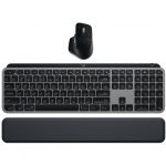 Комплект (клавіатура, миша) бездротовий Logitech MX Keys S Combo for Mac Space Grey (920-012845)