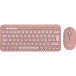 Комплект (клавіатура, миша) бездротовий Logitech Pebble 2 Combo Rose (920-012241)