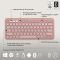 Комплект (клавіатура, миша) бездротовий Logitech Pebble 2 Combo Rose (920-012241)