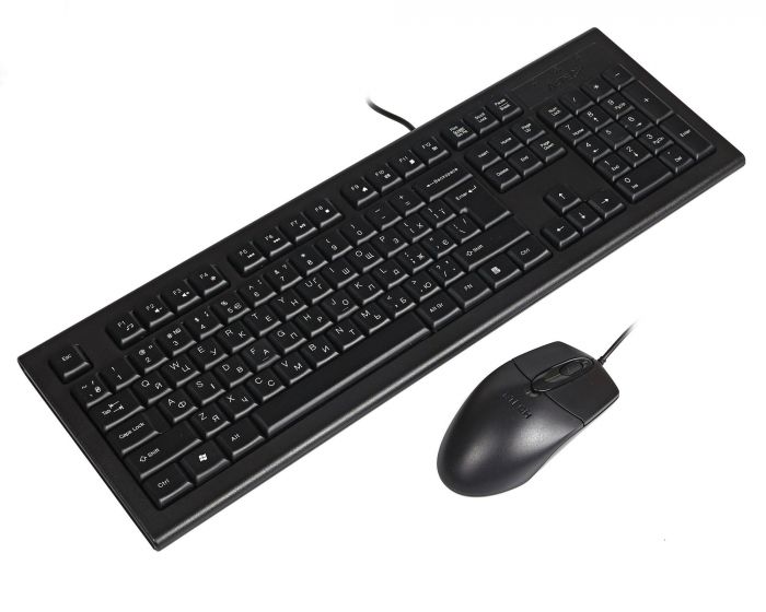 Комплект (клавіатура, миша) A4Tech KR-8572S Black