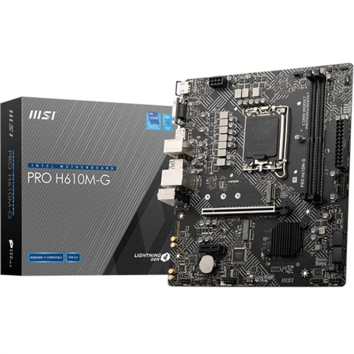 Материнська плата MSI Pro H610M-G Socket 1700
