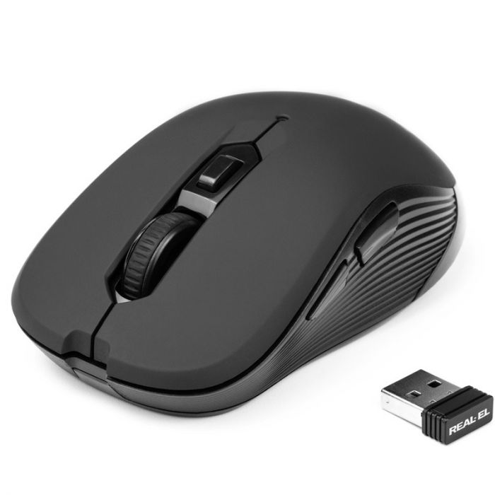 Миша бездротова REAL-EL RM-330 Black