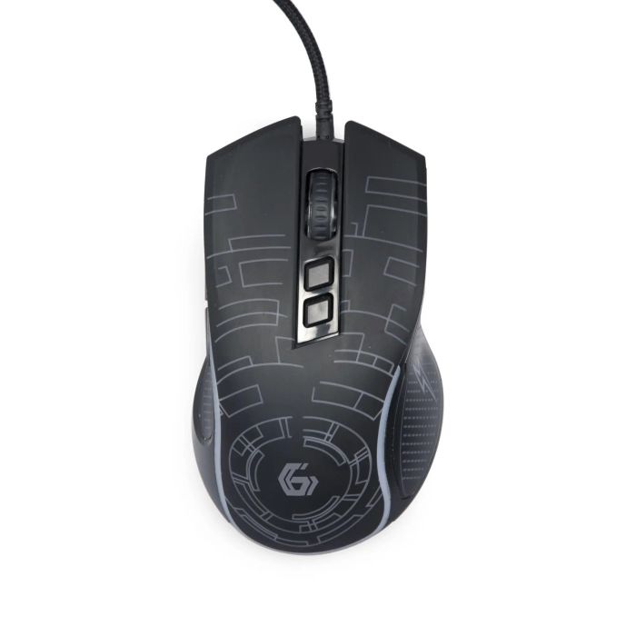 Миша Gembird MUSG-RGB-01 Black