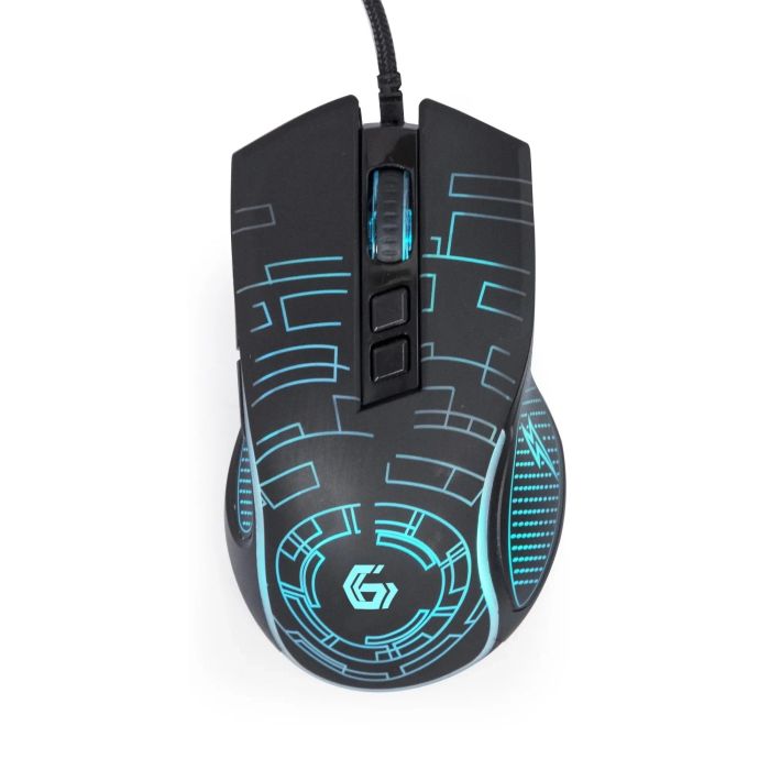 Миша Gembird MUSG-RGB-01 Black