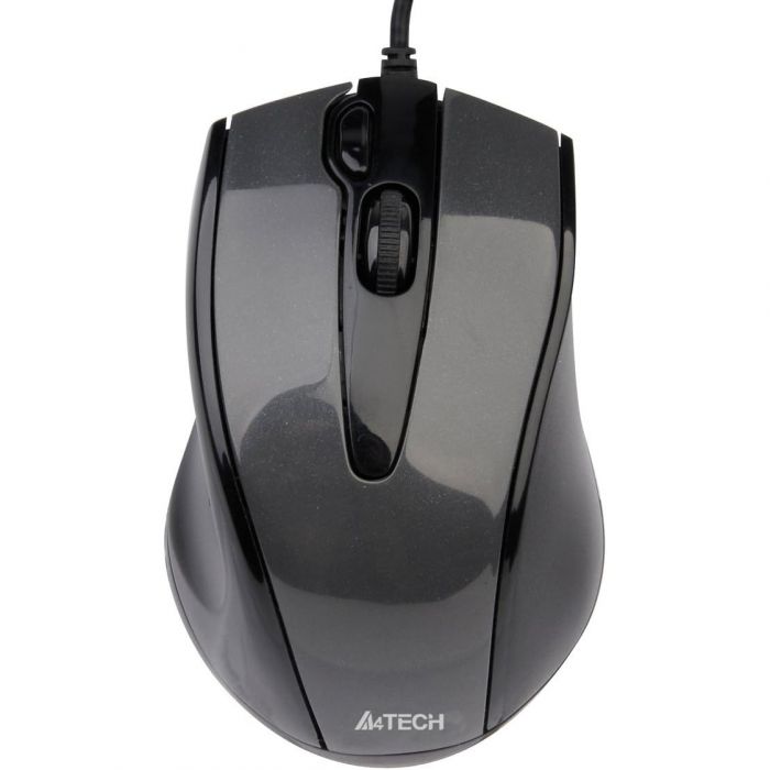 Миша A4Tech N-500F-1 Glossy Grey V-Track