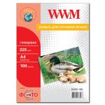 Фотопапiр WWM Photo глянсовий 225г/м2 А4 100л (G225.100)