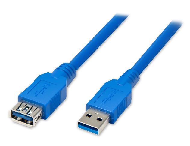 Кабель ATcom подовжувач USB 3.0 AM/AF 3.0 м blue