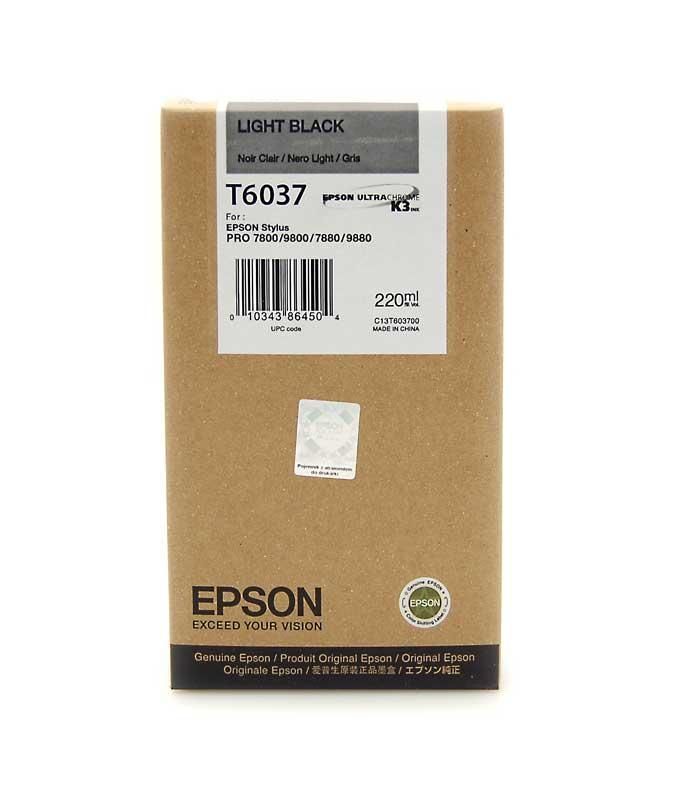 Картридж Epson (T6037) для Stylus Pro 7800/7880/9800/9880 Light black (C13T603700)