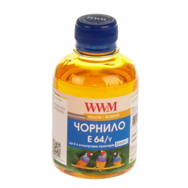 Чорнило WWM EPSON L110/210/355 (Yellow) (E64/Y) 200 г