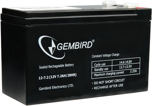 Акумуляторна батарея EnerGenie 12V 7.2AH (BAT-12V7.2AH) AGM