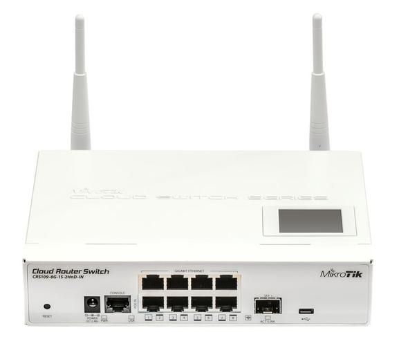 Комутатор MikroTik CRS109-8G-1S-2HnD-IN