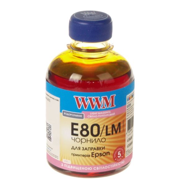 Чорнило WWM EPSON L800 (Light Magenta) (E80/LM) 200 г